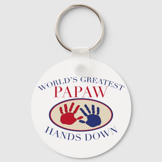 パッ最高のプ・ハンズ・ダウン キーホルダー (正面)