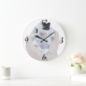 パッ生まれたばかりのプウォール時計 ラージ壁時計 (ホーム)