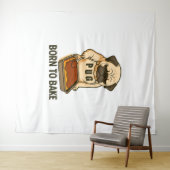 パッ生まれグでおもしろい犬愛好家 タペストリー (インサイチュ(横))