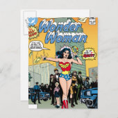 パッ疑問に思ト・カービン主演の女性 ポストカード (正面/裏面)