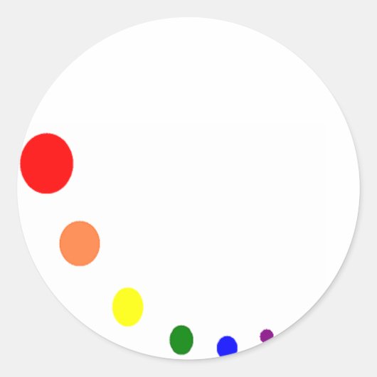 パッ絵を描ト ラウンドシール (正面)