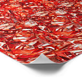 パッ飛んでいるク – 非表示3Dプリント ポスター (角)