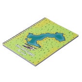 パツカロ湖の地図 ノートブック (左側)