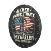 パテのナイフでドライアラーを過小評価しない ダーツボード (正面右)