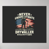 パテのナイフでドライアラーを過小評価しない ポスター (正面)