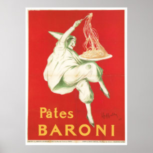 パテのBaroniのヴィンテージの食糧広告の芸術 ポスター