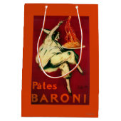 パテのBaroniのヴィンテージPosterEurope ミディアムペーパーバッグ (裏面)