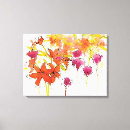 パティのプラム キャンバスプリント (正面)