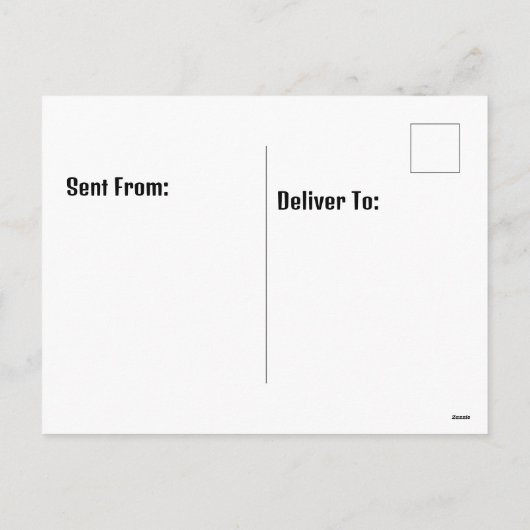 パティオの白いコニス シーズンポストカード (裏面)