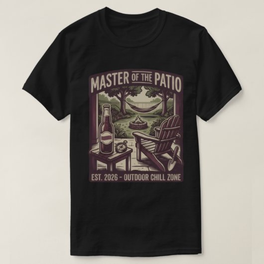 パティオの達人Tシャツ Tシャツ (デザイン正面)