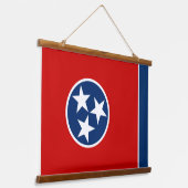パティオティックテネシー州旗 吊り下げ型タペストリー (傾斜あり)