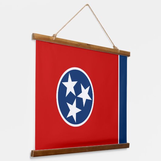 パティオティックテネシー州旗 吊り下げ型タペストリー (傾斜あり)