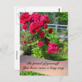 パティオバラと引用文はがき ポストカード (正面/裏面)