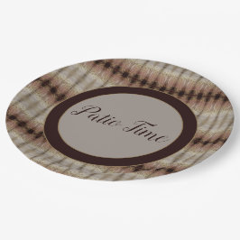 パティオ時間の装飾 ペーパープレート