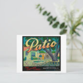 パティオ オレンジ ラベル コルトン, CA ポストカード (スタンド正面)