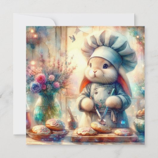 パティシエお洒落シェフイースターバニー シーズンカード (正面)