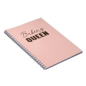 パティシエの女王 - お菓子好き ノートブック (右側)