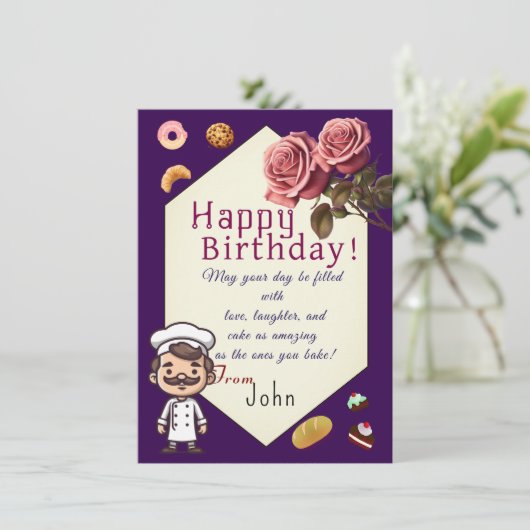 パティシエへ カード (スタンド正面)