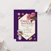 パティシエへ カード (正面/裏面インサイチュ)