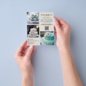 パティシエベーカリーサービスプロモーション チラシ (手)