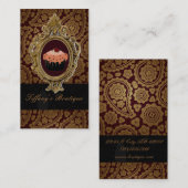 パティシエレガントシェフのベーカリー 名刺 (正面/裏面)