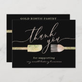 パティシエ感謝していバーカリー ポストカード (正面/裏面)