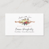 パティシエ赤フローラ転がのピンベーキング具 名刺 (正面)