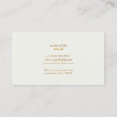 パティシエ転がのピンキュートレトロベーカーズNo. 3 名刺 (裏面)