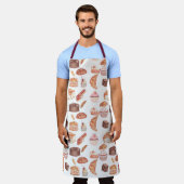 パティシエ エプロン (着用した状態)