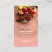 パティシエ、ベーカーズ名刺 名刺 (裏面)