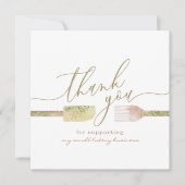 パティシシェフのパン屋パティスリー感謝していユー。 招待状 (正面)