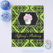 パティシシェフカップケーキベイカーベーカリー チラシ (シングル)