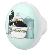 パティシシェフキャットブルー セラミックノブ (右)