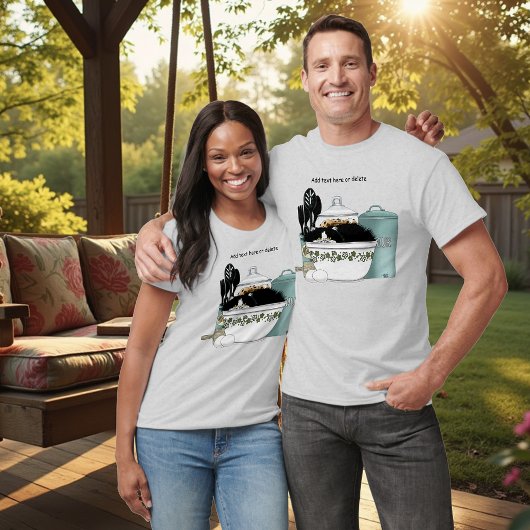 パティシシェフキャットブルー Tシャツ