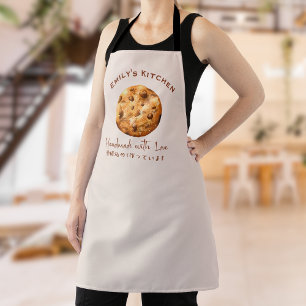 パティシシェフクッキーチョコレートチップウォーターカラー エプロン
