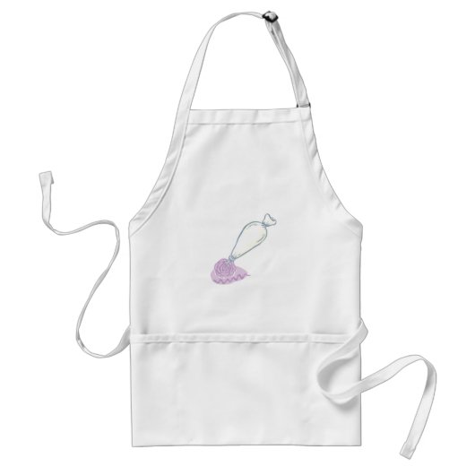 パティシシェフバッグベーカリーケーキ飾ーズ スタンダードエプロン (正面)