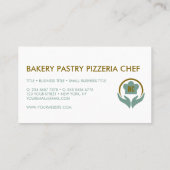 パティシシェフベーカリーピッツェリア調理師 名刺 (裏面)