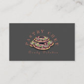 パティシシェフベーカリーベーキング名刺 名刺 (正面)