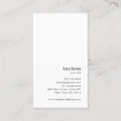 パティシシェフベーキングウィスクモダンケータリング 名刺 (裏面)