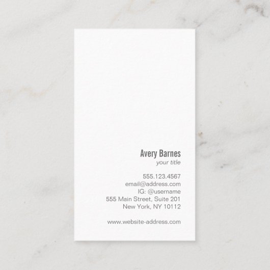 パティシシェフベーキングウィスクモダンケータリング 名刺 (裏面)