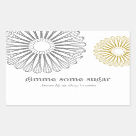 パティシシェフベーキングウィスクモダンケータリング 長方形シール