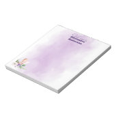 パティシシェフベーキング器パープルウォーター色 ノートパッド (回転)