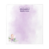 パティシシェフベーキング器パープルウォーター色 ノートパッド (正面)