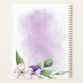 パティシシェフベーキング器パープルウォーター色 プランナー手帳 (裏面)