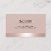 パティシシェフモダンバラ金ゴールドベーカリー 名刺 (裏面)