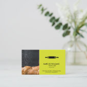 パティシシェフ | のピ転がンとクロワッサン 名刺 (スタンド正面)