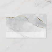 パティシシェフ | の転がピン | 大理石 名刺 (裏面)