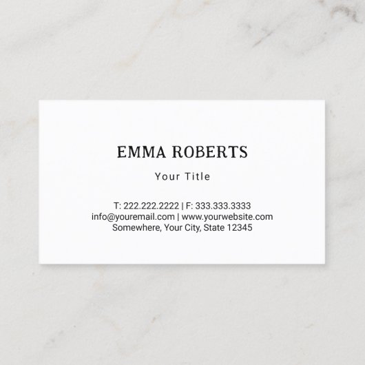 パティシショップパイピングバッグロゴブルーストライプベーカリー 名刺 (裏面)