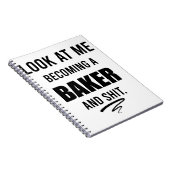 パティシフチュールシェフ卒業ベーカー卒業 ノートブック (右側)