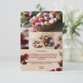 パティスシリーズマカロン誌テーマ サンキューカード (スタンド正面)